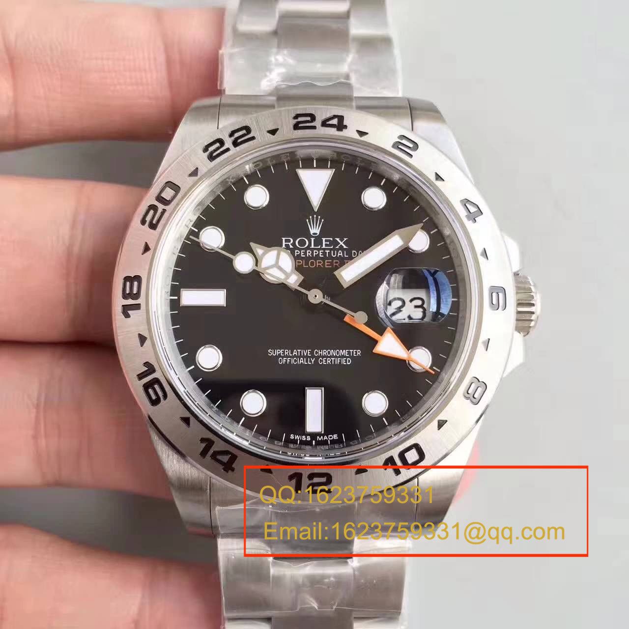   N厂V7版高ROLEX劳力士EXP2探险家型系列探险者二代216570-77210 黑盘腕表 / RBG050