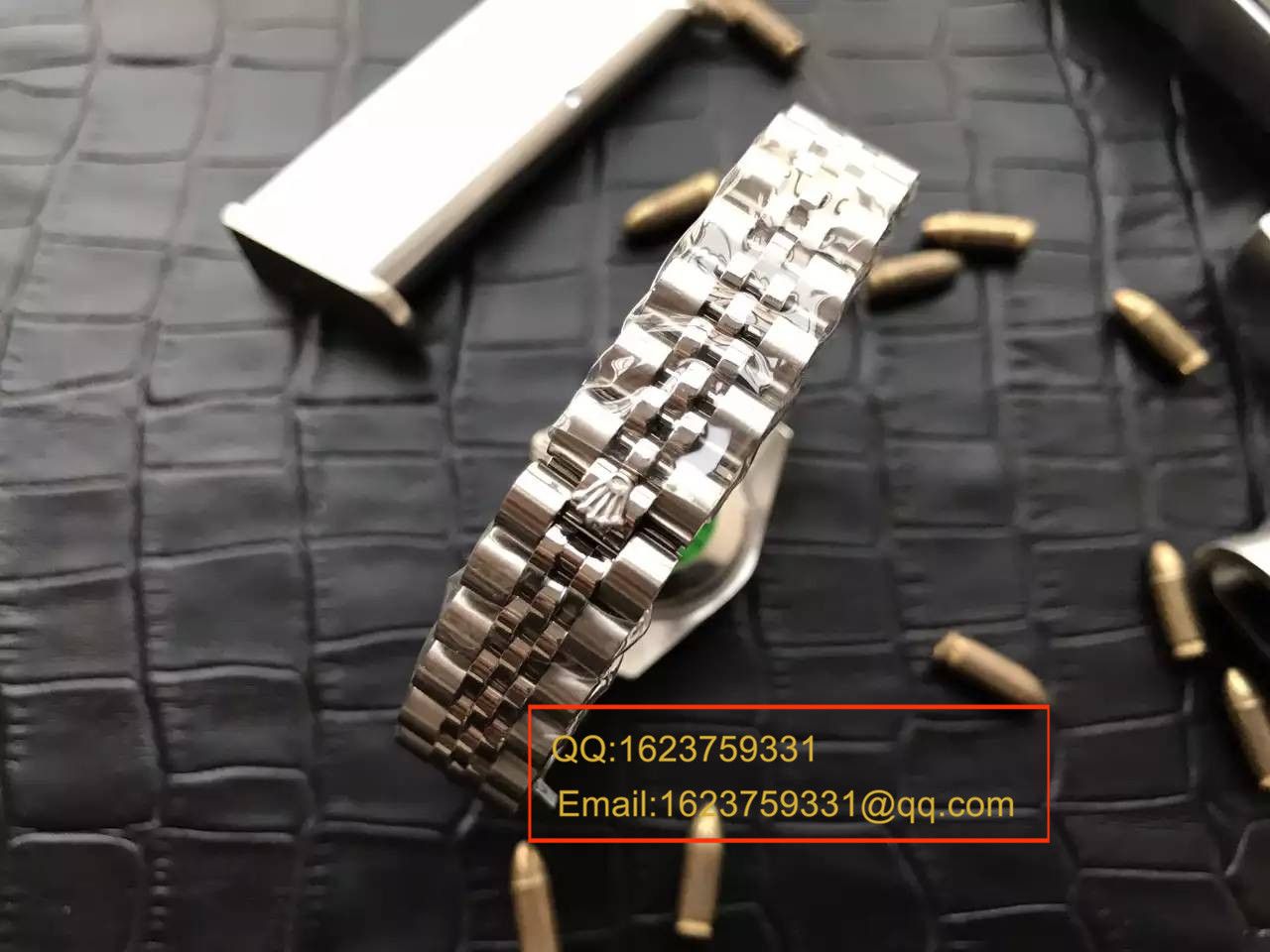   台湾厂劳力士女装日志型系列179174黑盘镶钻女士腕表 / RB0170