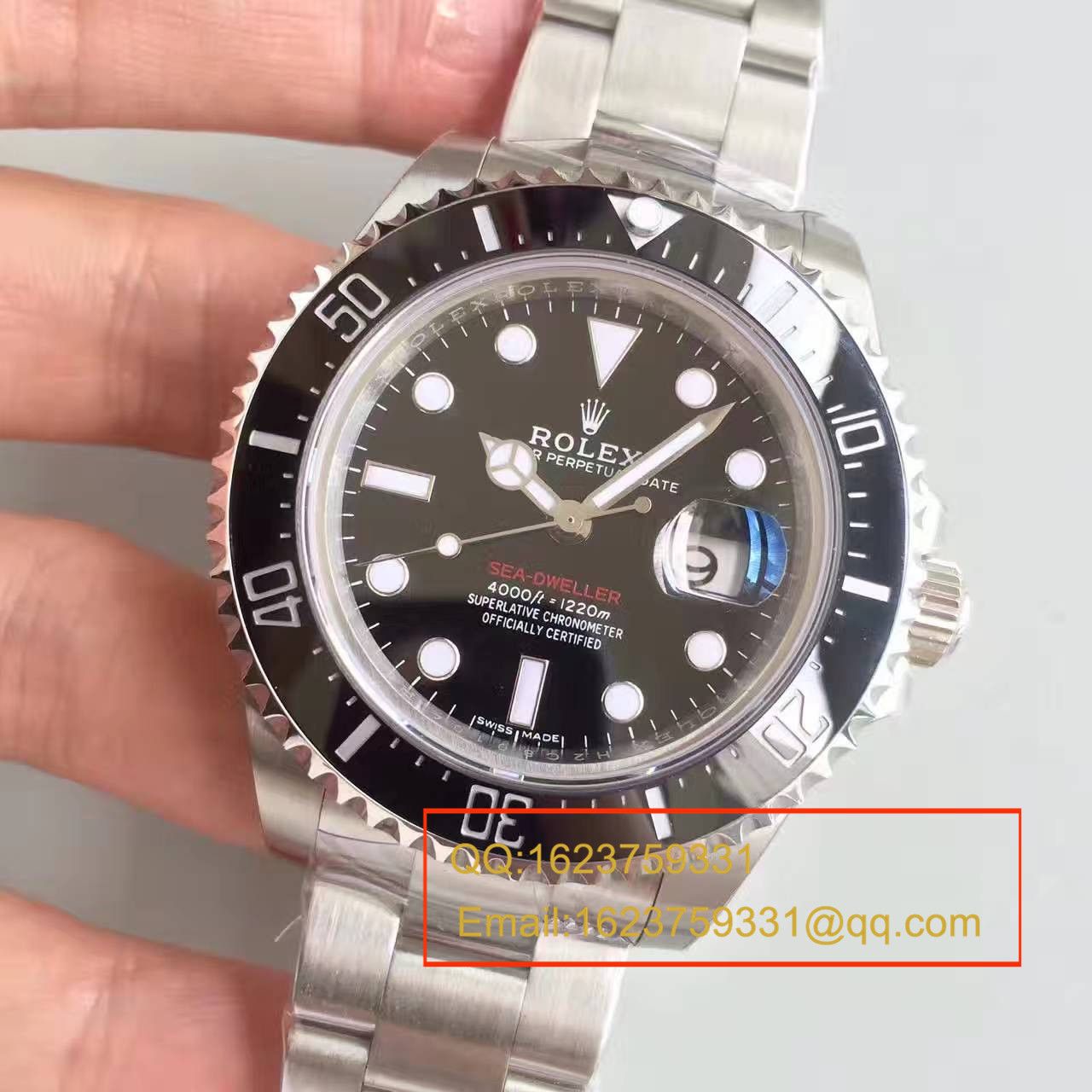   N厂劳力士V7特别版 美国殿堂级街头品牌SUPREME，与Rolex推出的订制版 / R026