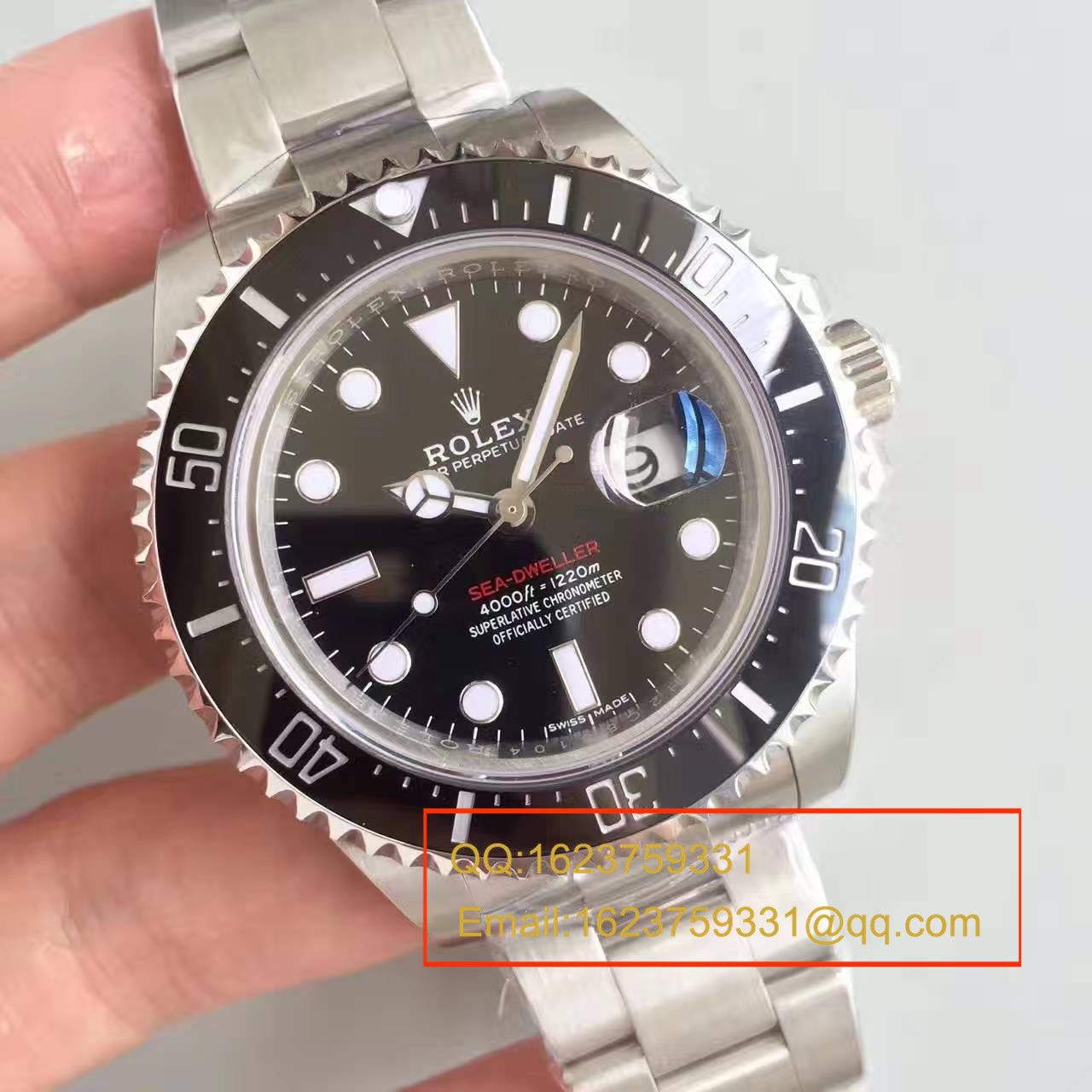   N厂劳力士V7特别版 美国殿堂级街头品牌SUPREME，与Rolex推出的订制版 / R026