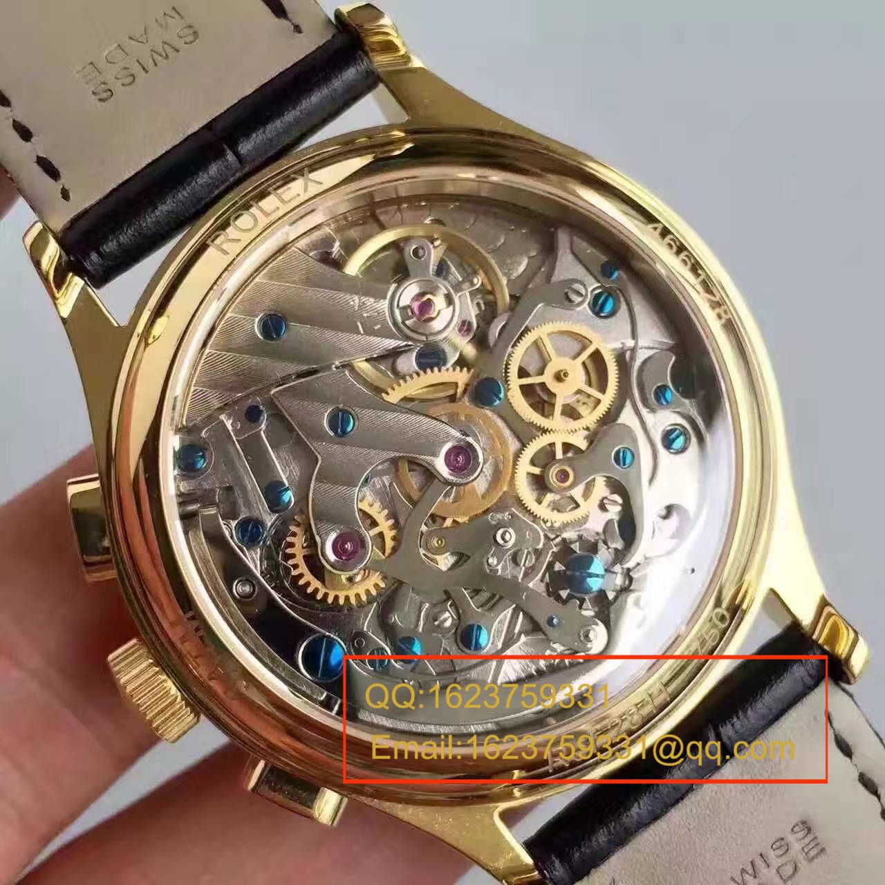   台湾厂劳力士复古款多功能手动计时腕表 / R134