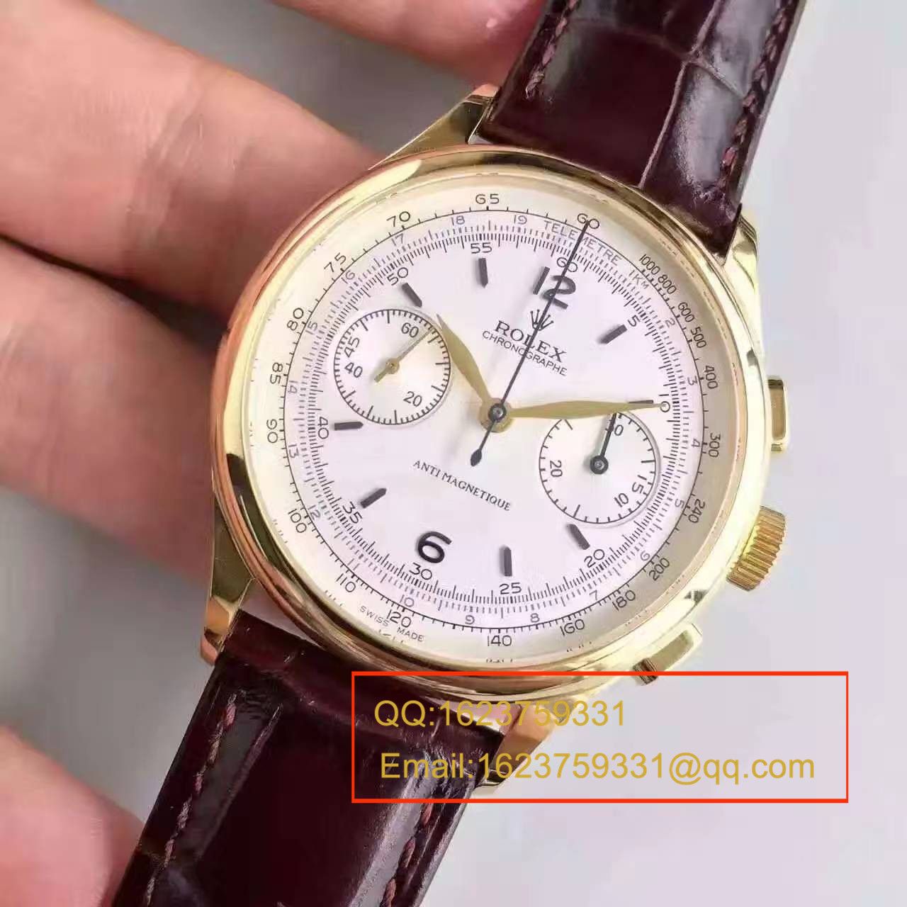   台湾厂劳力士复古款多功能手动计时腕表 / R134