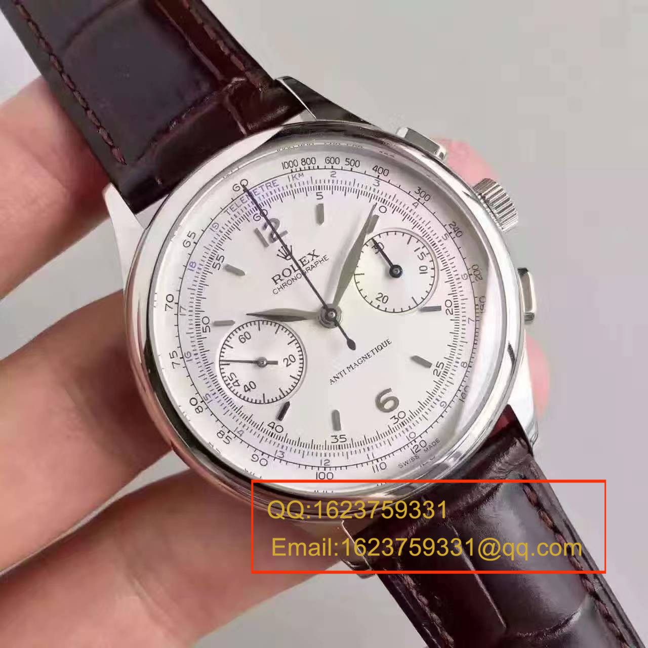   台湾厂劳力士复古款多功能手动计时腕表 / R134