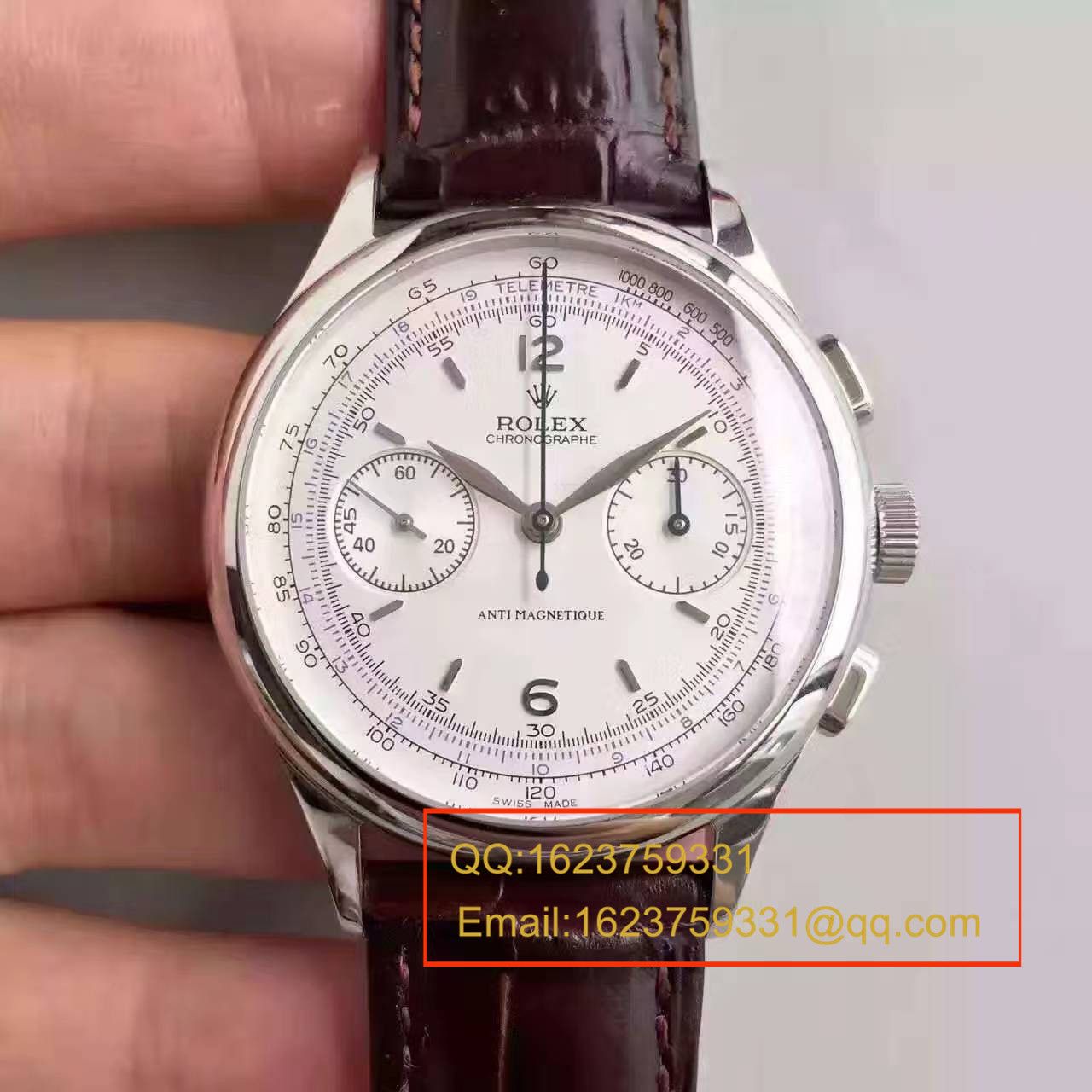   台湾厂劳力士复古款多功能手动计时腕表 / R134