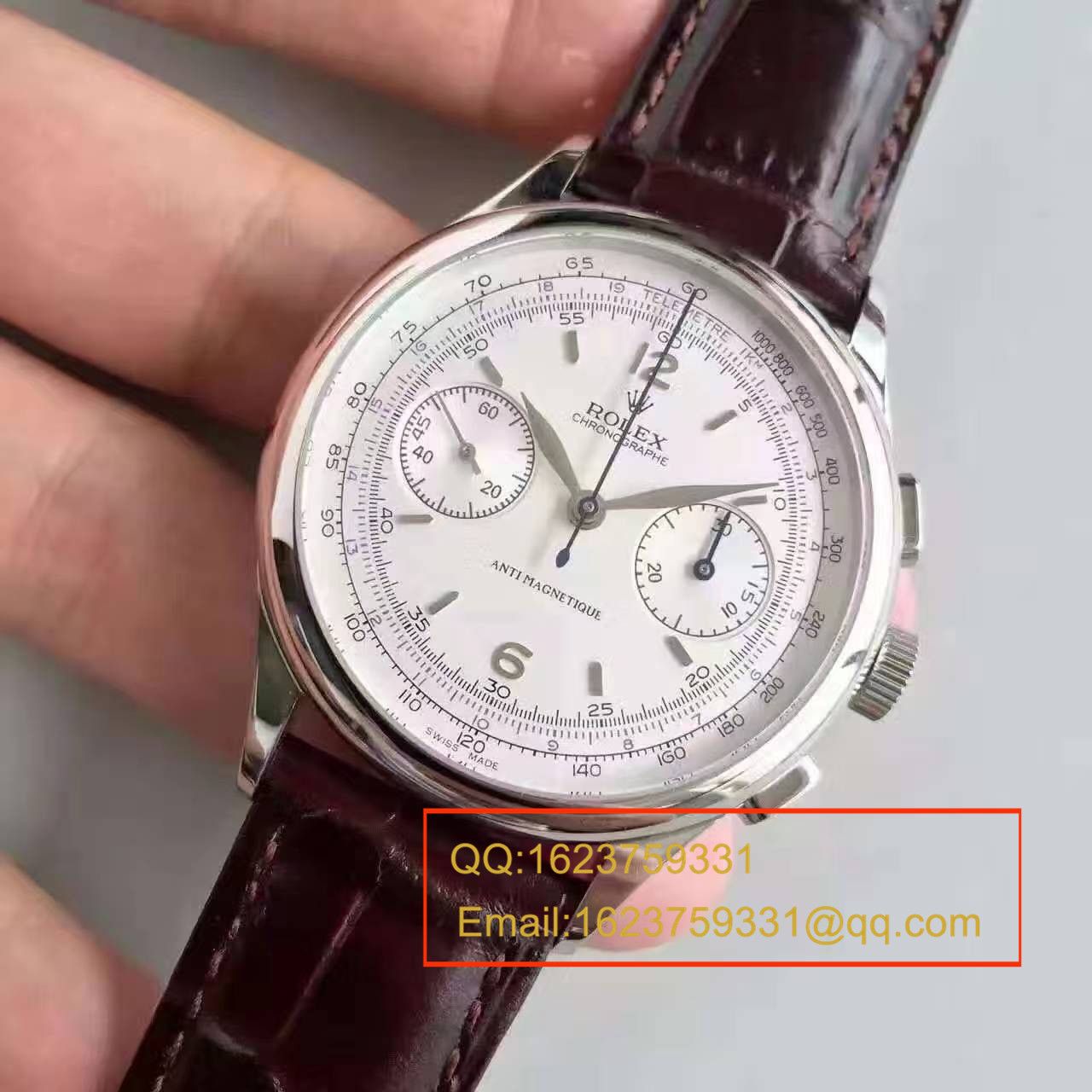   台湾厂劳力士复古款多功能手动计时腕表 / R134