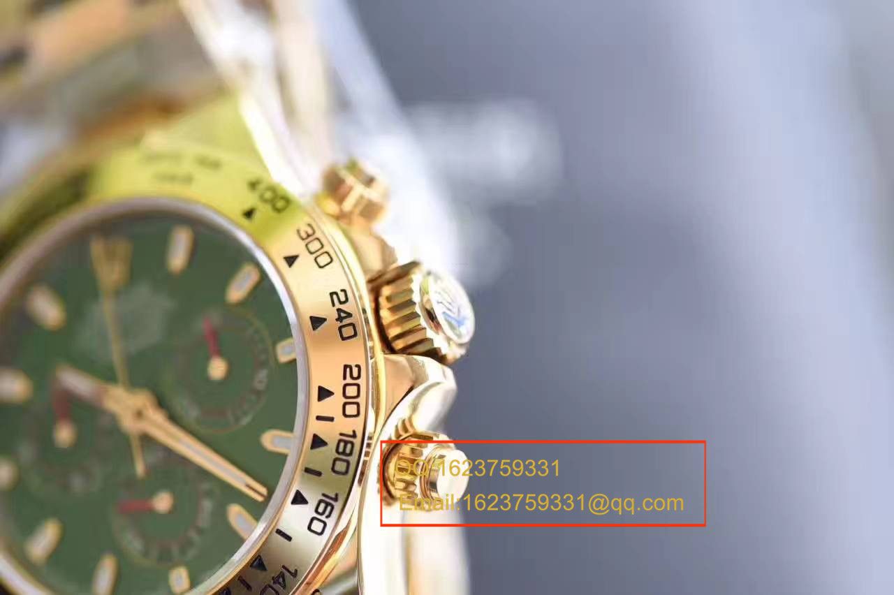   台湾厂高劳力士宇宙计型迪通拿系列116508绿盘男士机械腕表 / RBB014