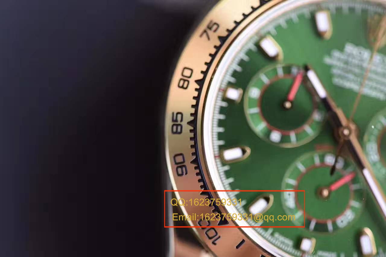   台湾厂高劳力士宇宙计型迪通拿系列116508绿盘男士机械腕表 / RBB014