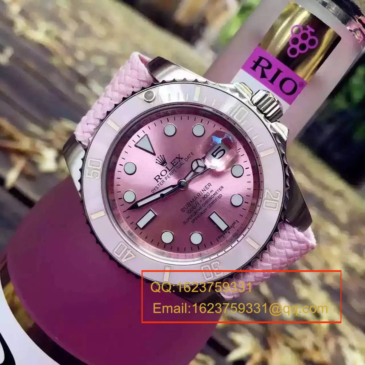   NOOB厂劳力士潛航者型系列116610LN 银盘《SUB粉水鬼》女款腕表 / R027
