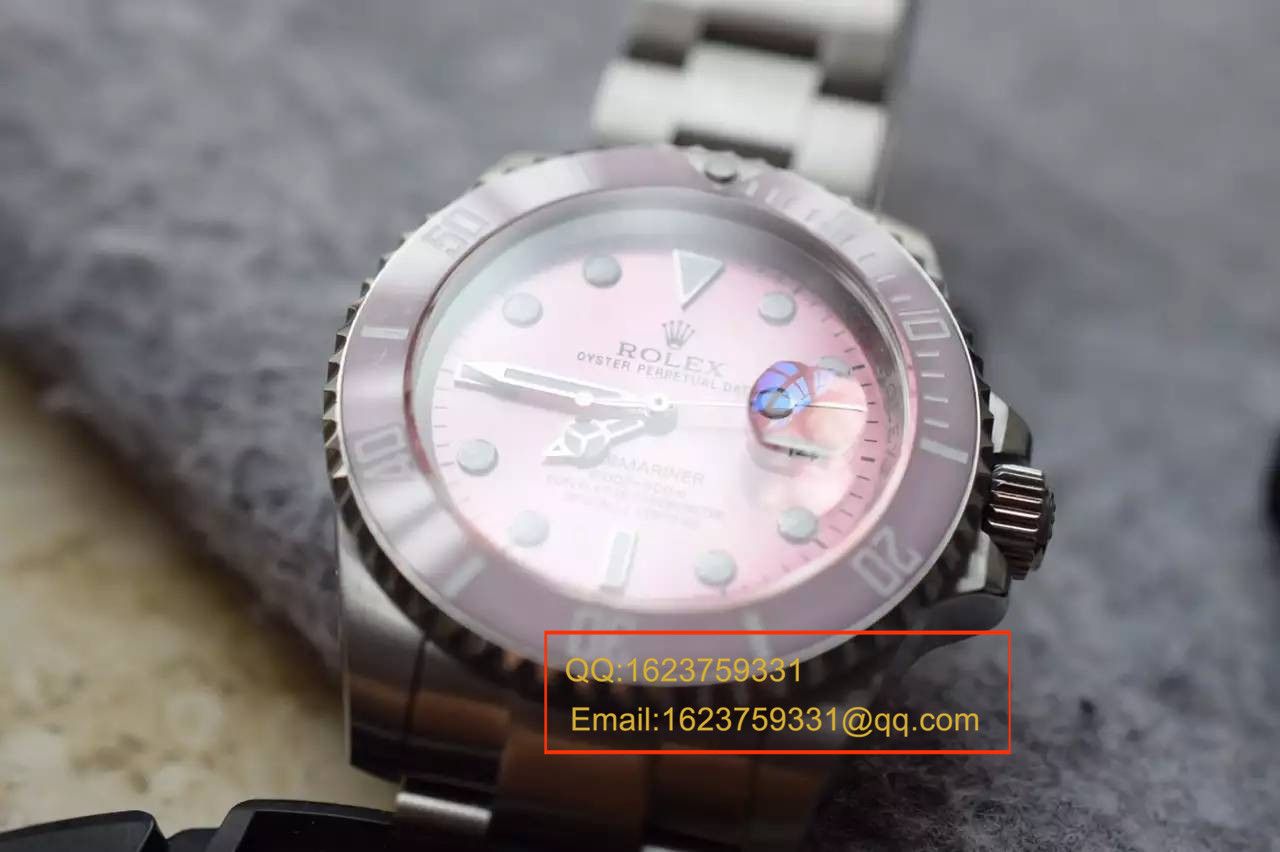   NOOB厂劳力士潛航者型系列116610LN 银盘《SUB粉水鬼》女款腕表 / R027