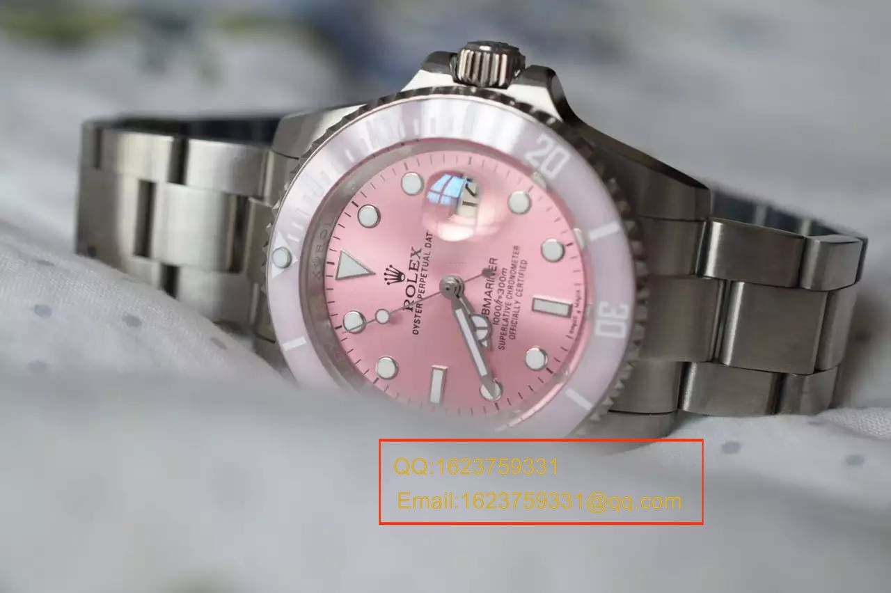   NOOB厂劳力士潛航者型系列116610LN 银盘《SUB粉水鬼》女款腕表 / R027