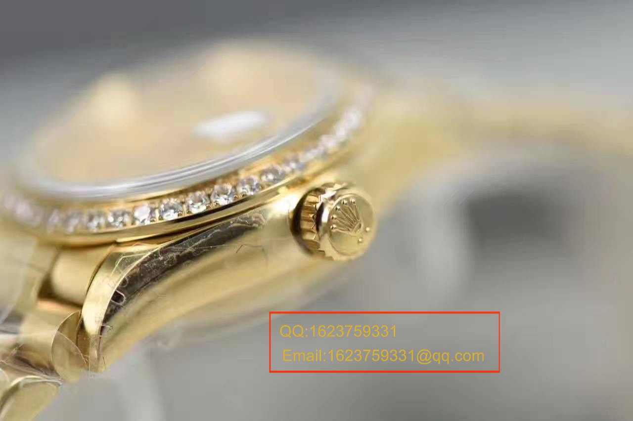   SY厂劳力士女装日志型系列279138RBR香槟盘腕表 / RB0184