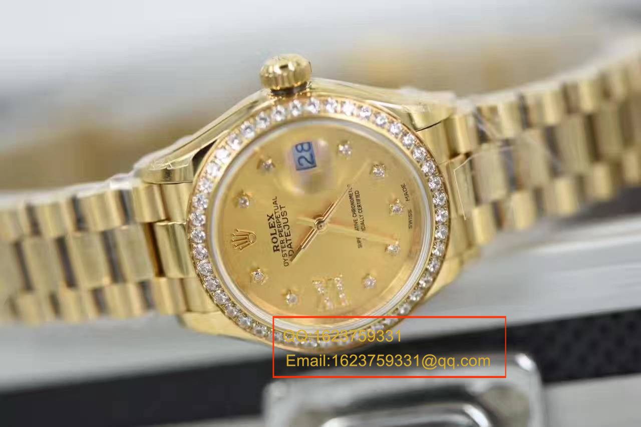   SY厂劳力士女装日志型系列279138RBR香槟盘腕表 / RB0184