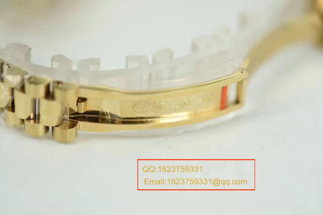   SY厂劳力士女装日志型系列279178香槟面镶钻腕表 / R185