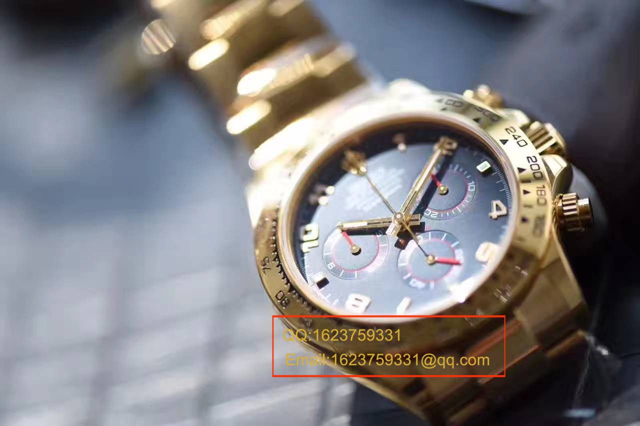   台湾厂劳力士宇宙计型迪通拿系列116528 蓝面表盘腕表 / RBB183