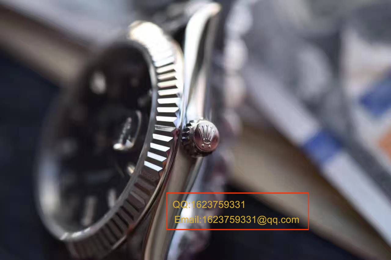   台湾厂劳力士星期日历型系列228239黑面表盘钻钉腕表 / RB0180