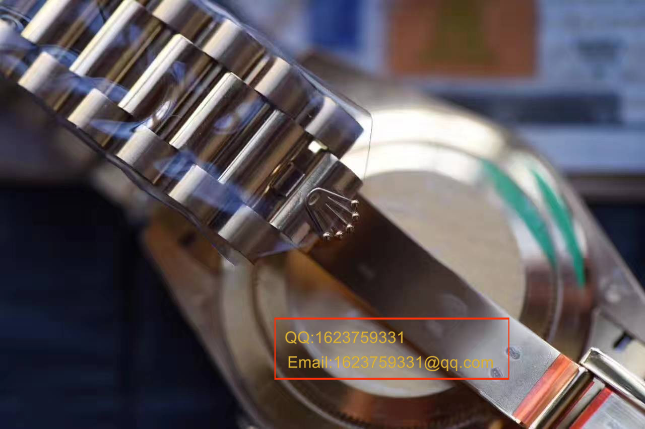   台湾厂高劳力士星期日历型系列228238香槟面表盘钻钉腕表 / RBA179