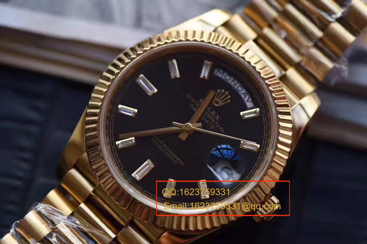  台湾厂腕表  劳力士星期日历型系列228238黑面表盘 / RBA176