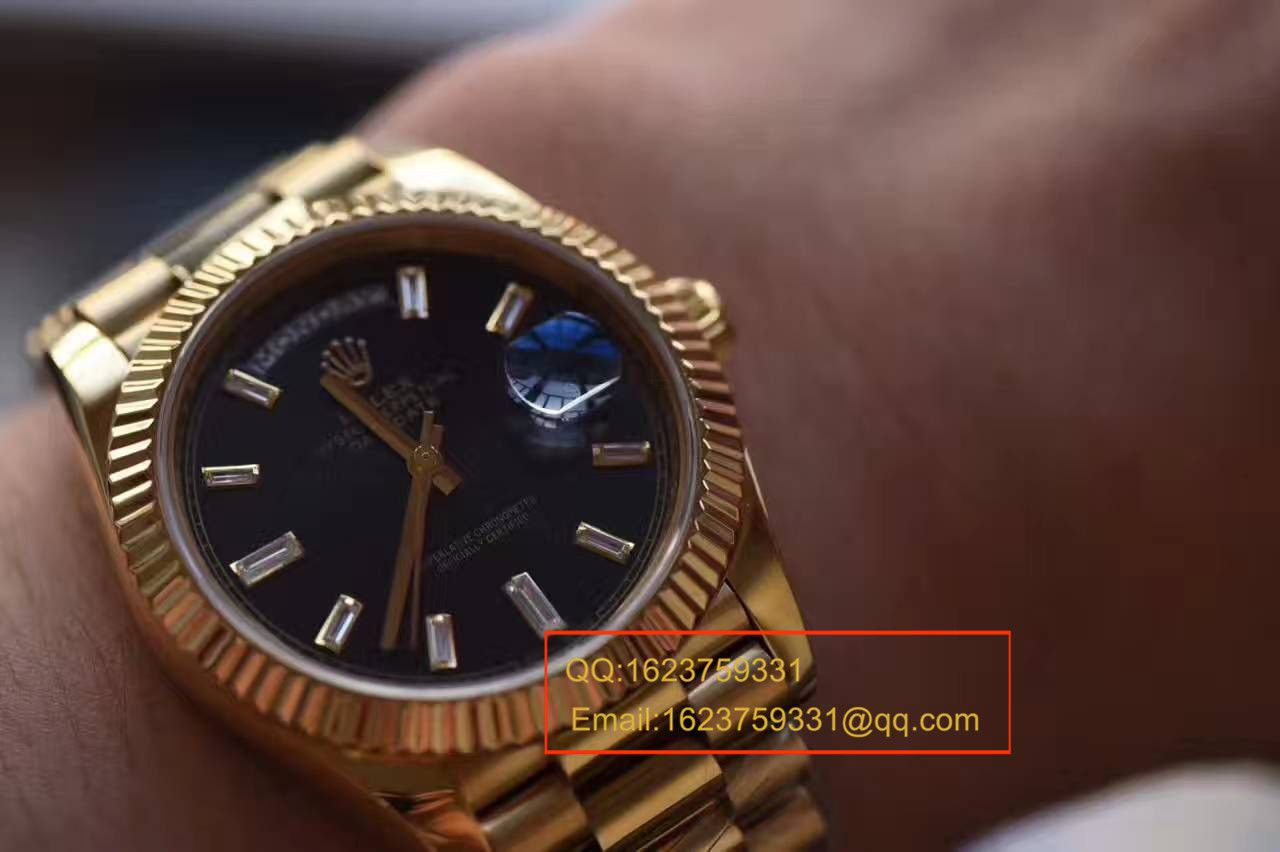   台湾厂腕表  劳力士星期日历型系列228238黑面表盘 / RBA176