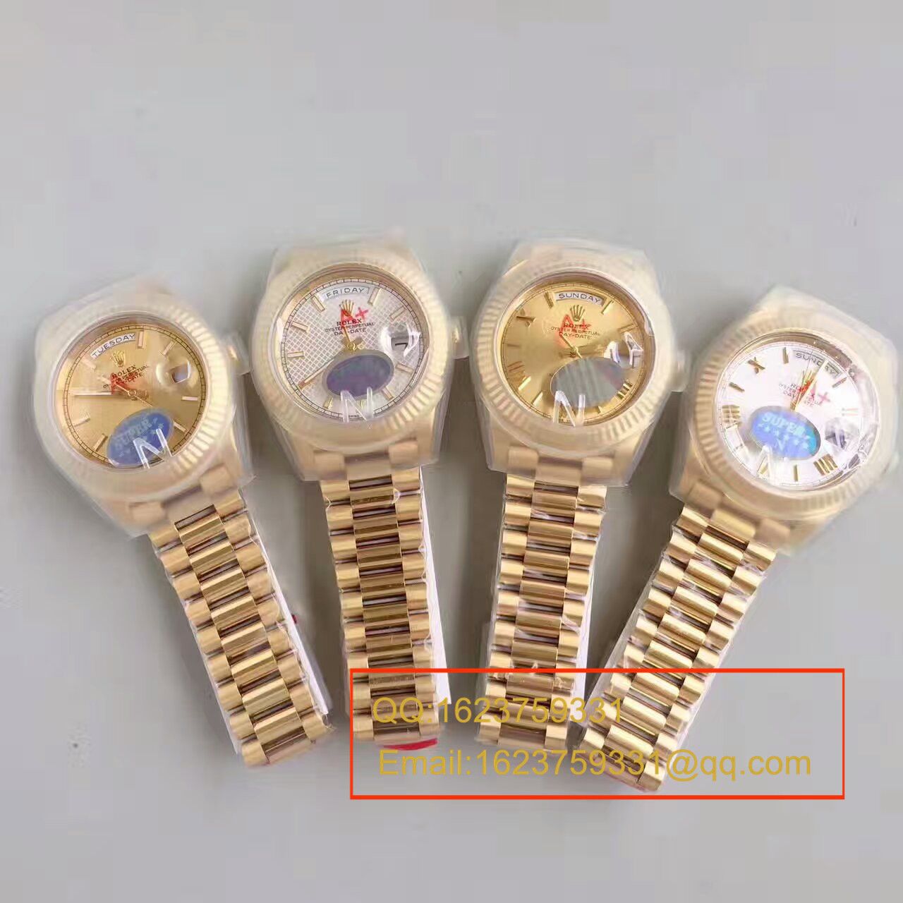   N厂高劳力士星期日历型系列218238-83218 香槟面表盘腕表 / RBE168