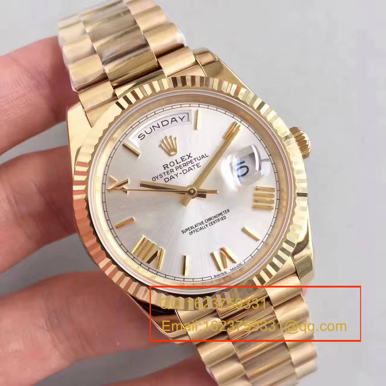   N厂劳力士星期日历型系列218238-83218 白盘腕表 / RBE166
