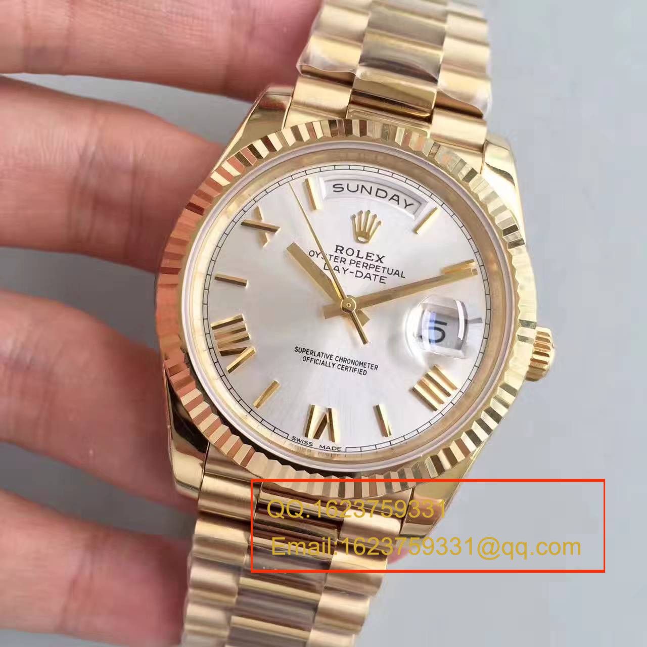   N厂劳力士星期日历型系列218238-83218 白盘腕表 / RBE166