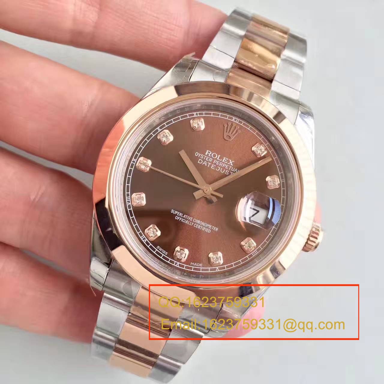   NOOB厂劳力士日志型系列126301巧克力面盘纪念型表带腕表 / R162