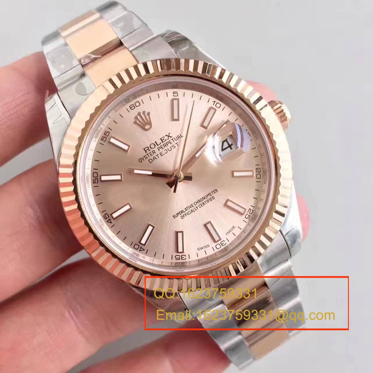   NOOB厂高劳力士日志型系列126331粉盘纪念型表带腕表 / R163