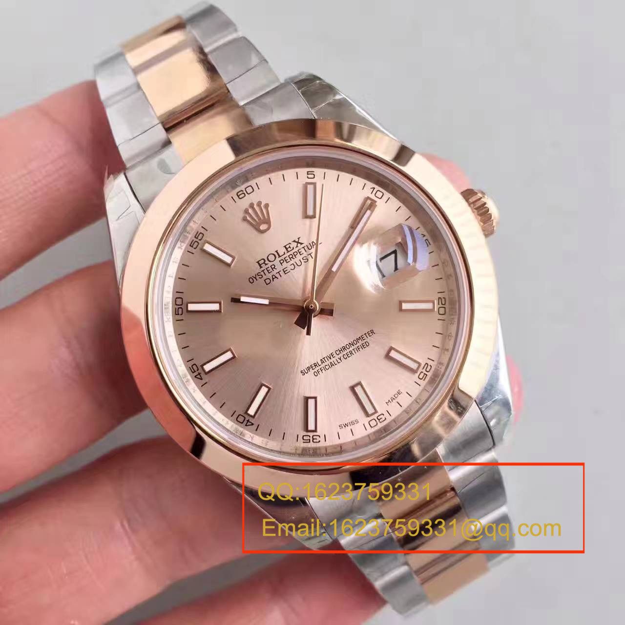   NOOB厂高劳力士日志型系列126331粉盘纪念型表带腕表 / R163