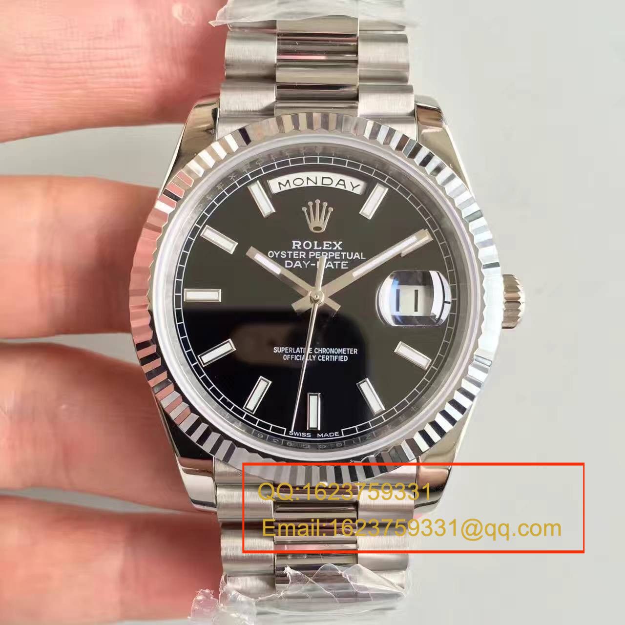   NOOB厂高劳力士星期日历型系列228239-黑盘腕表 / RBE070