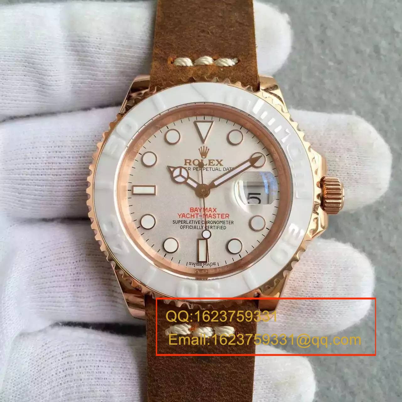   NOOB厂劳力士劳力士游艇名仕型系列116655-Oysterflex bracelet白盘腕表 / R024