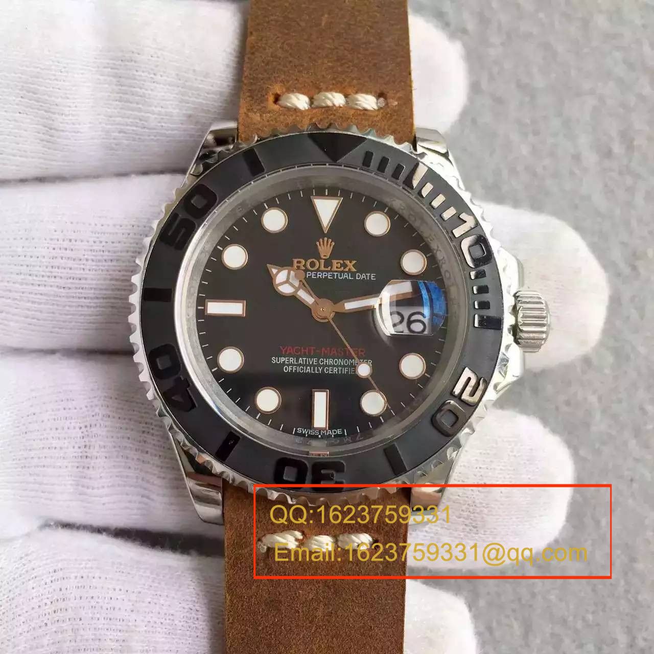   NOOB厂劳力士劳力士游艇名仕型系列116655-Oysterflex bracelet白盘腕表 / R024