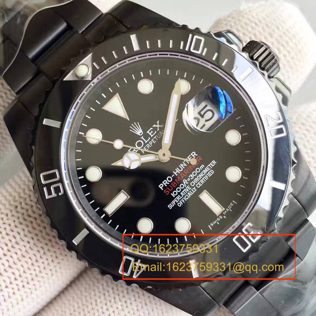   SF厂精品  劳力士Rolex经典款Submariner，PVD特别版  超级版 / R059