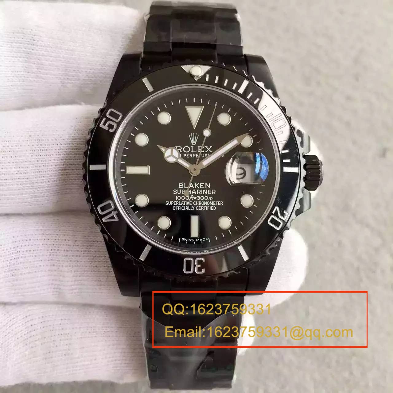   SF厂精品  劳力士Rolex经典款Submariner，PVD特别版  超级版 / R059
