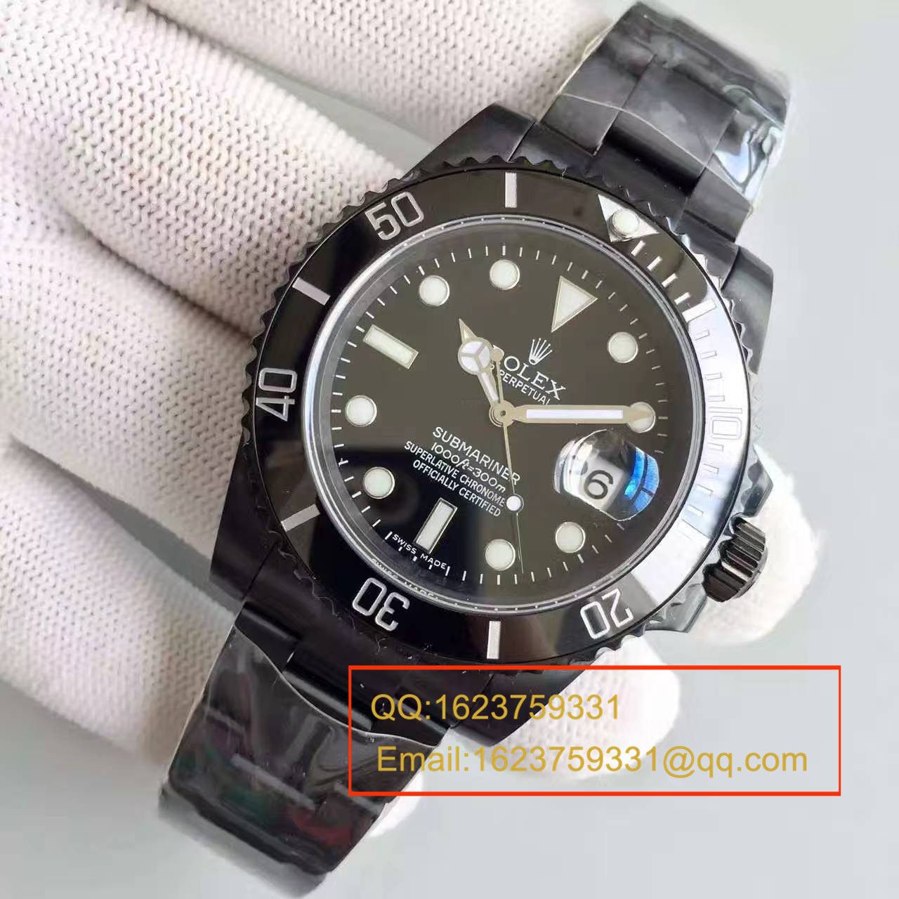   SF厂精品  劳力士Rolex经典款Submariner，PVD特别版  超级版 / R059