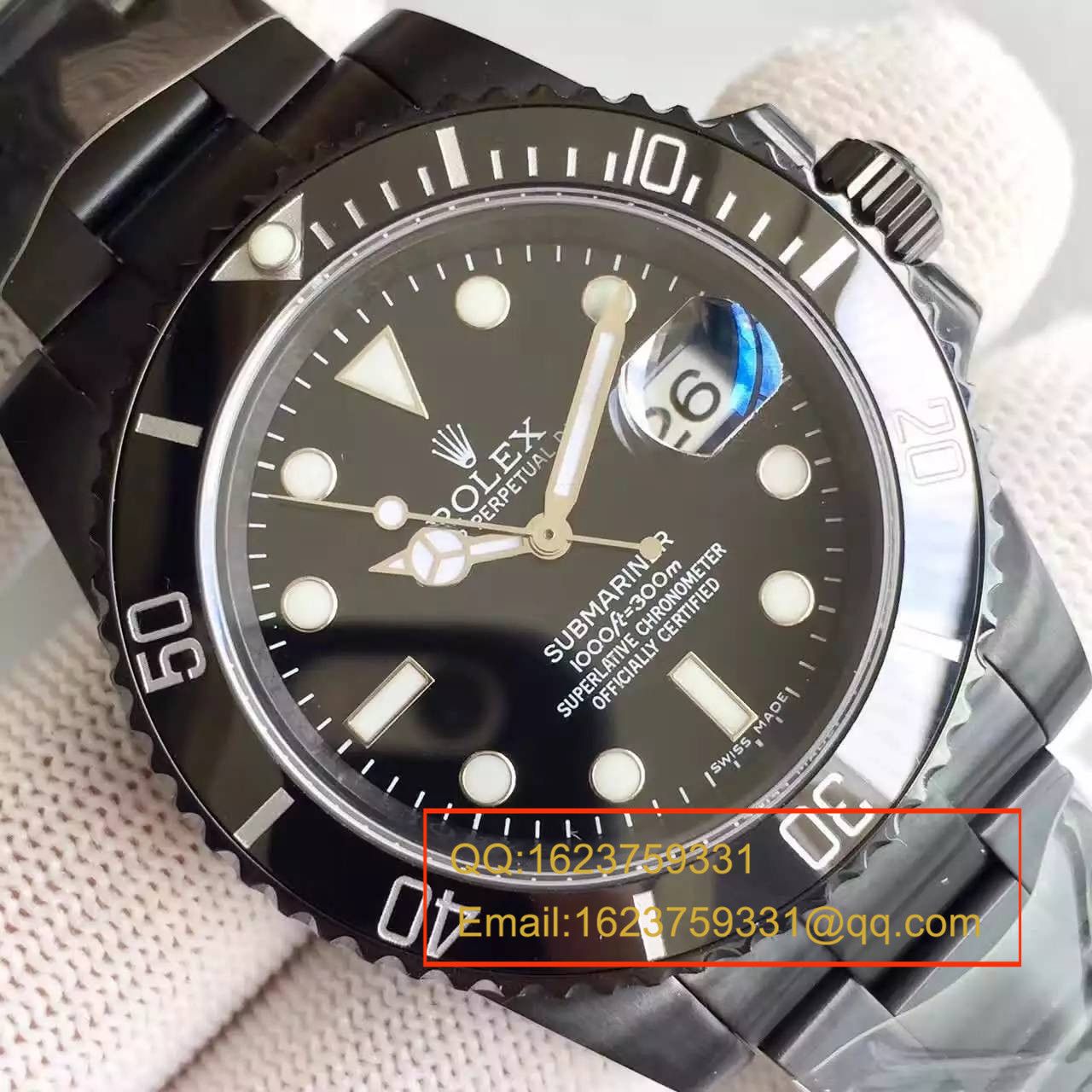   SF厂精品  劳力士Rolex经典款Submariner，PVD特别版  超级版 / R059