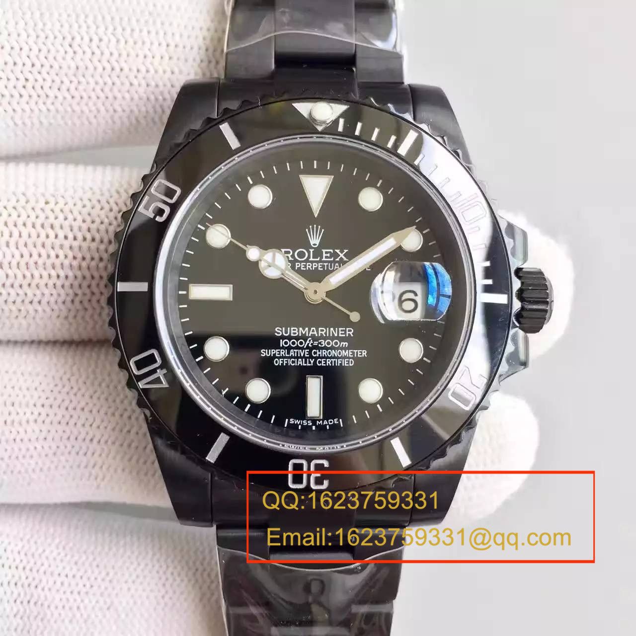   SF厂精品  劳力士Rolex经典款Submariner，PVD特别版  超级版 / R059