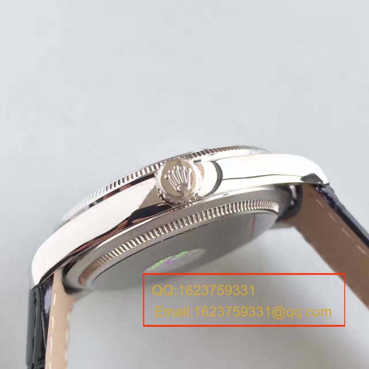   MK  劳力士切利尼系列50509黑盘黑带机械腕表 / R079