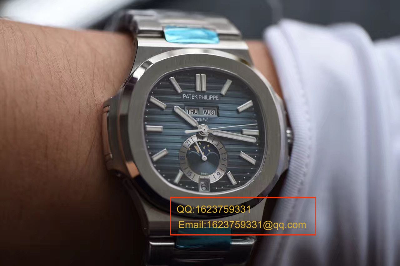   KM高百达翡丽运动系列鹦鹉螺月相5726/1A腕表 / BDBE199