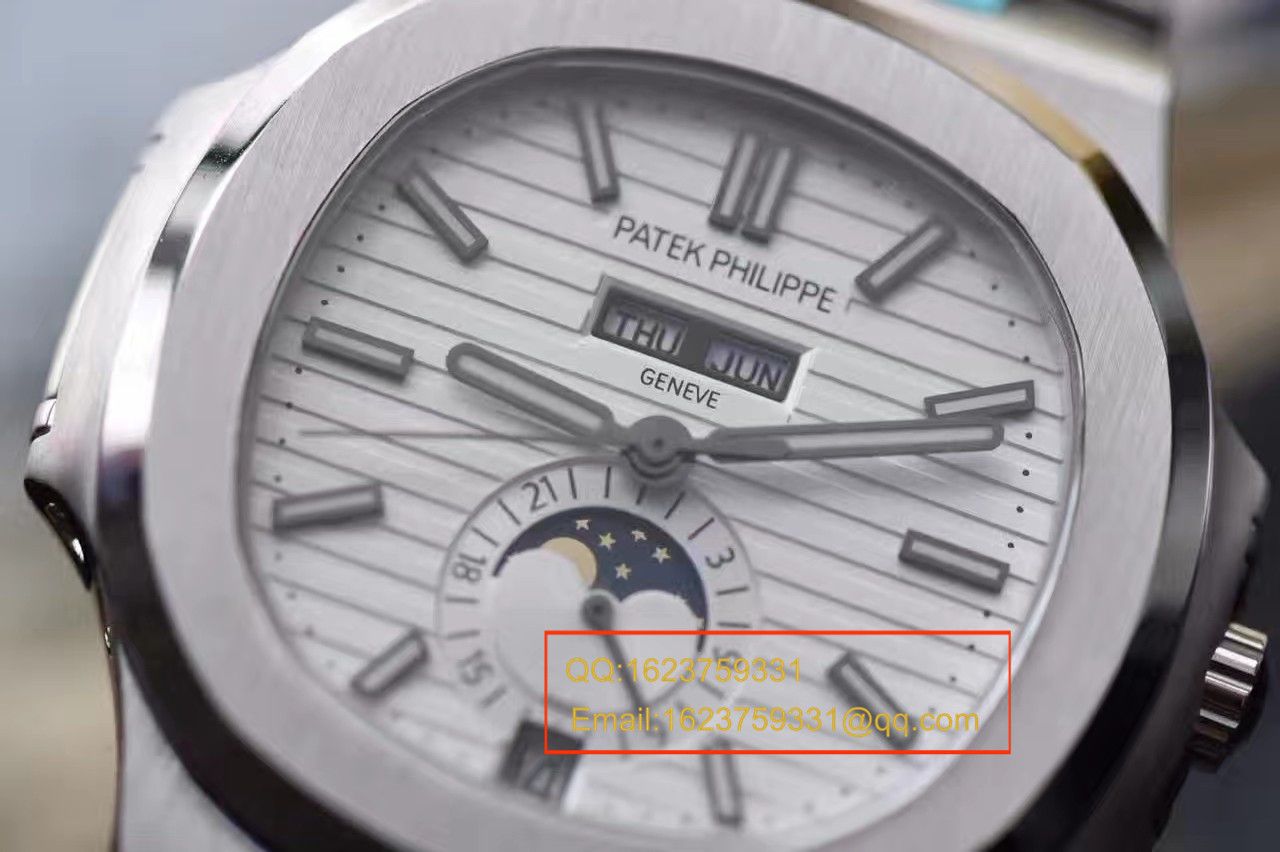   KM  百达翡丽运动系列鹦鹉螺月相5726/1A-010腕表 / BD198