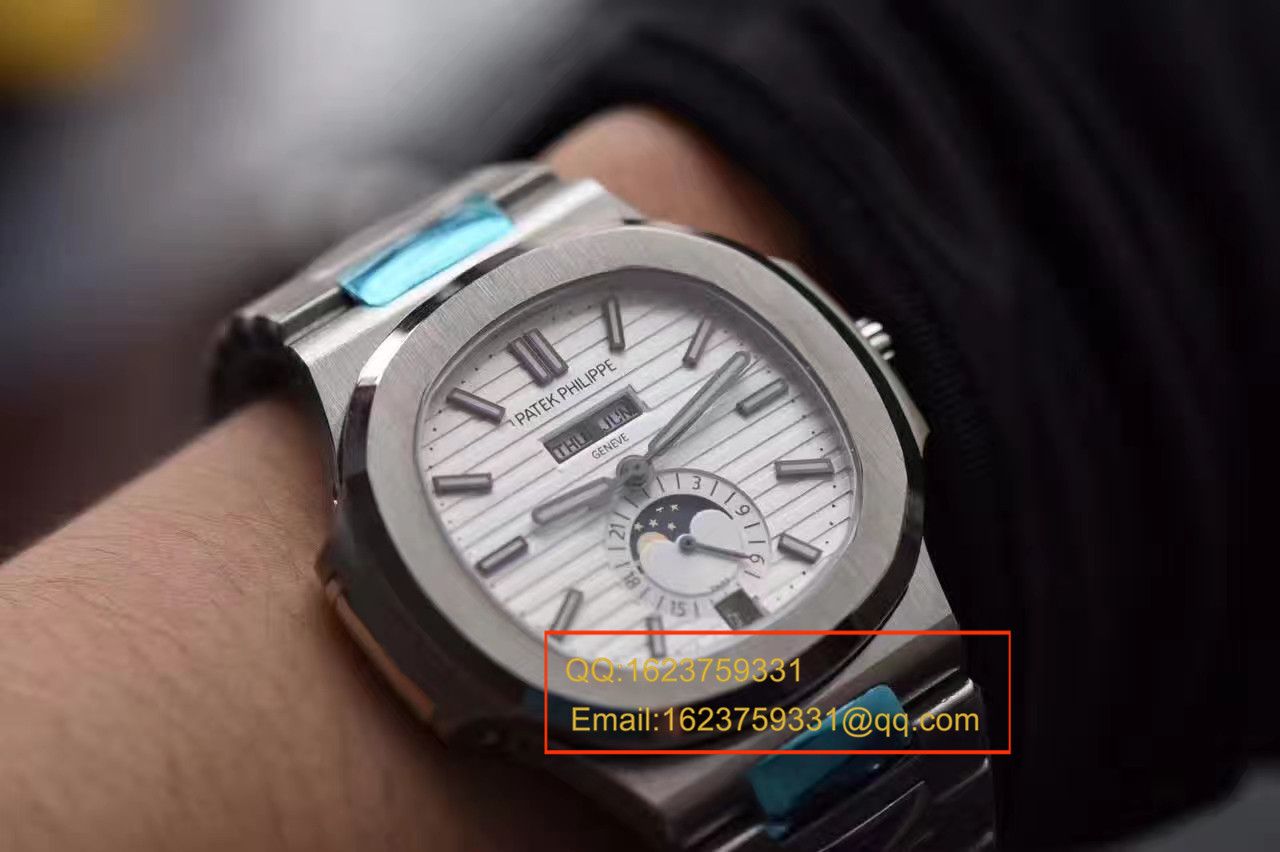   KM  百达翡丽运动系列鹦鹉螺月相5726/1A-010腕表 / BD198