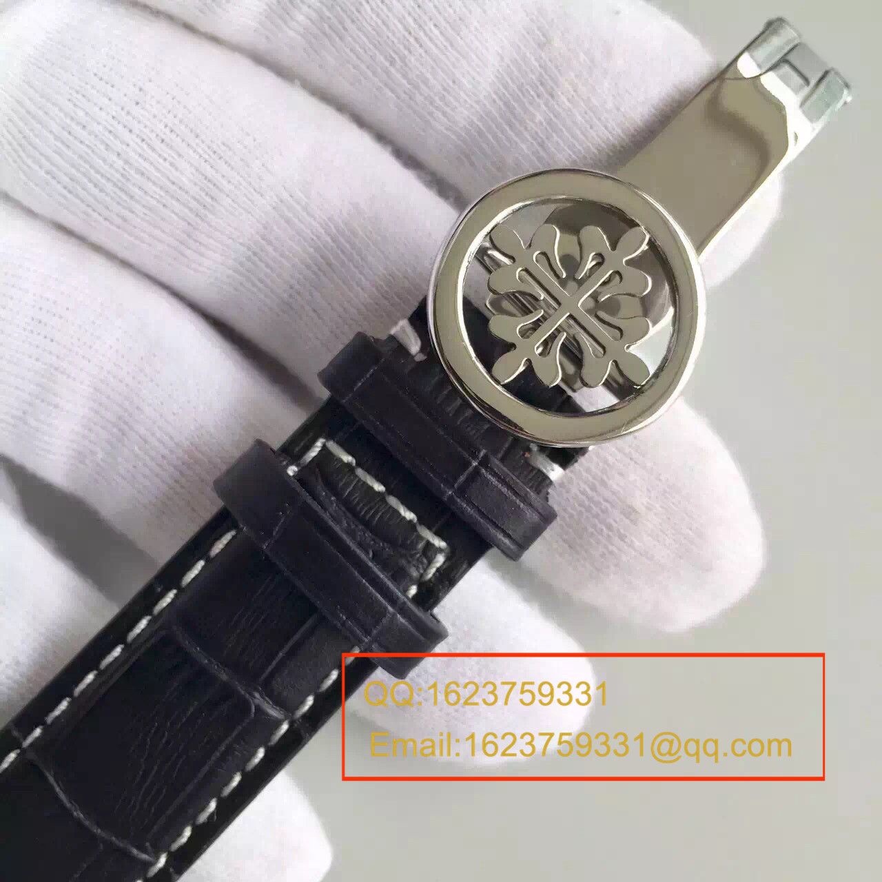   HT  百达翡丽Calatrava 系列白金黑面男表5153G-001 / BD131