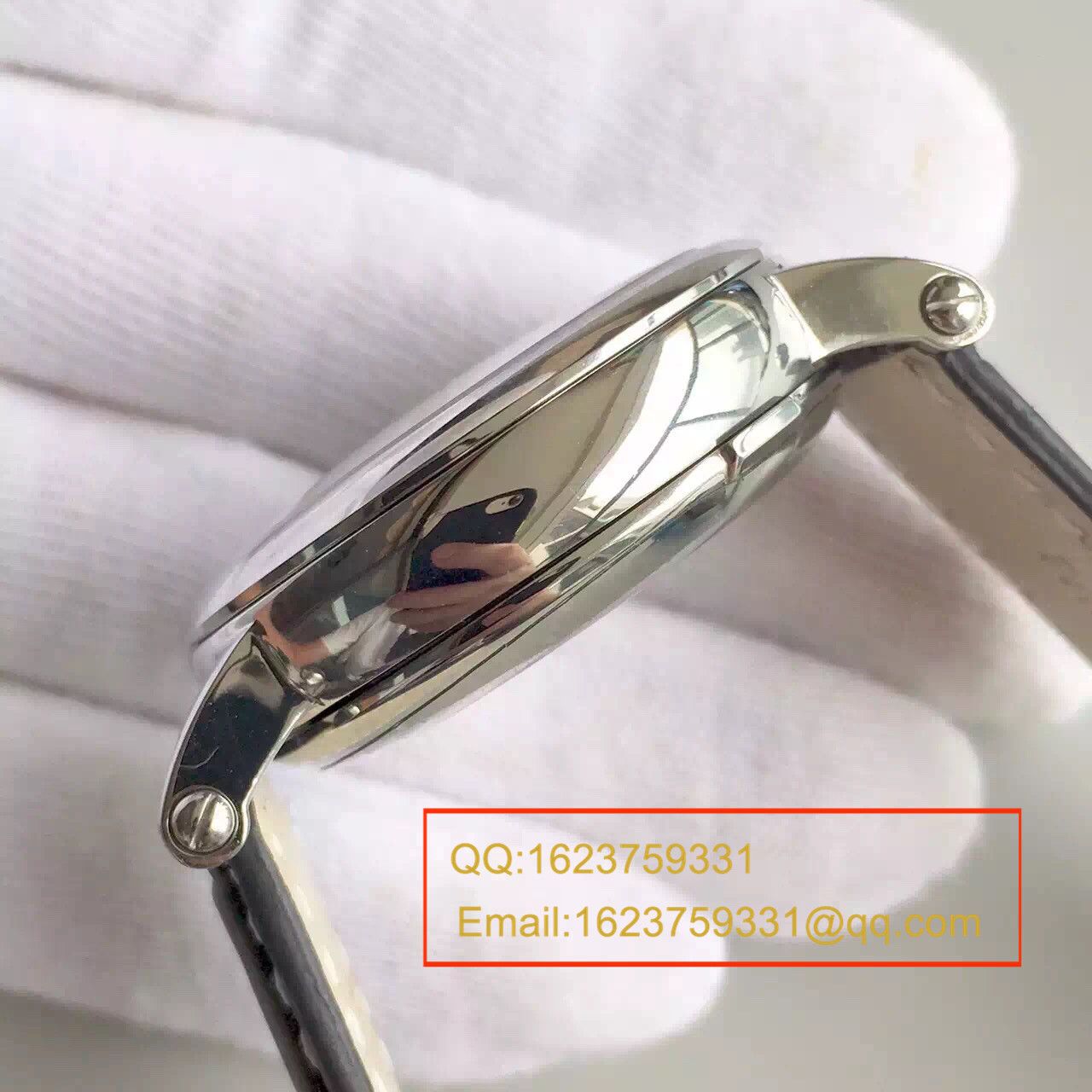   HT  百达翡丽Calatrava 系列白金黑面男表5153G-001 / BD131