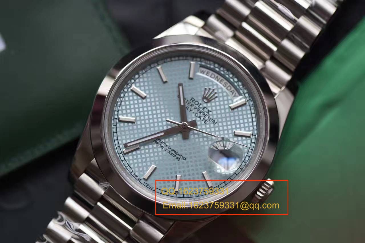   实拍图鉴赏  EW厂高之劳力士星期日历型系列228206-83416腕表 / R113A