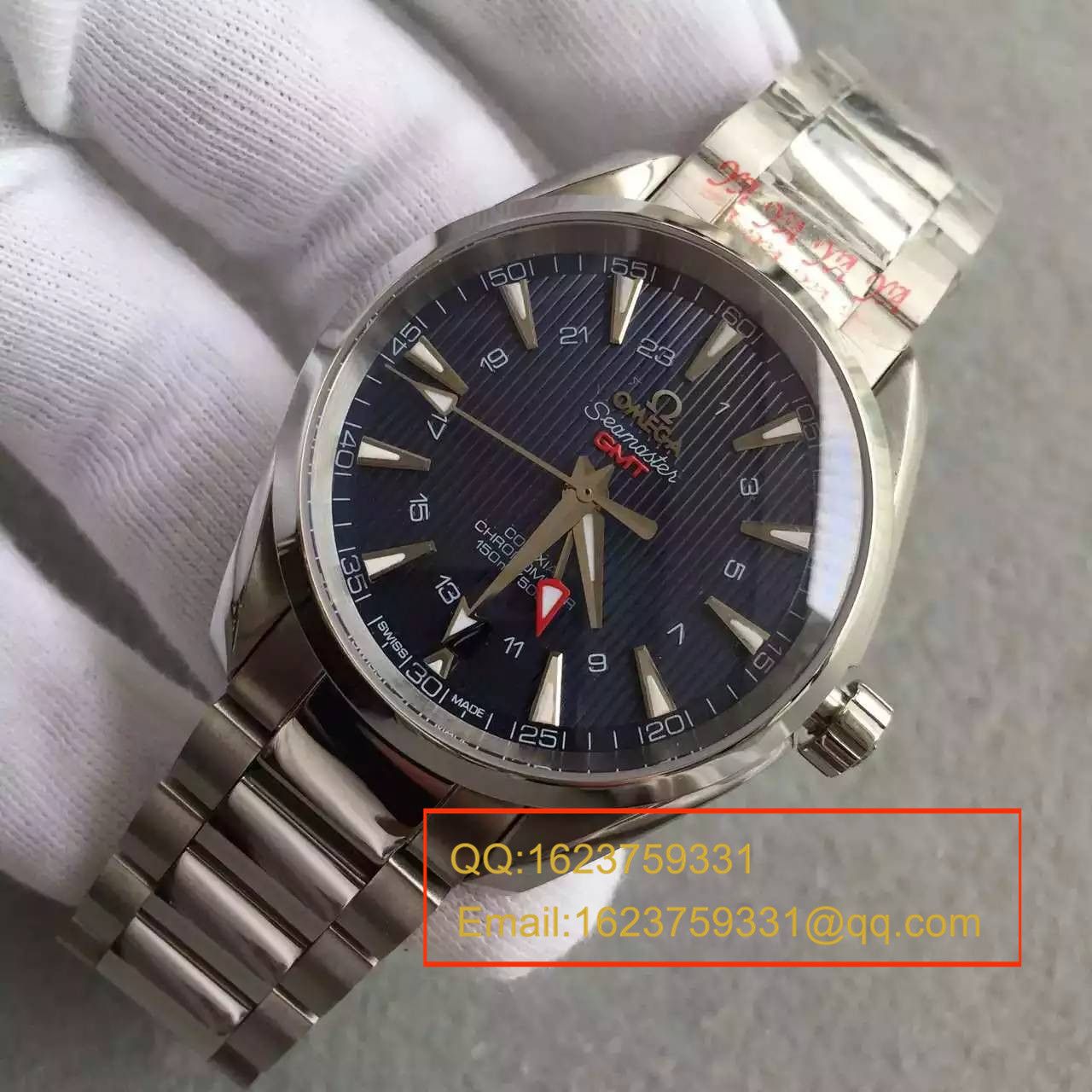   KW厂完美版  欧米茄海马系列231.10.43.22.03.001 GMT双时区机械腕表 / M132