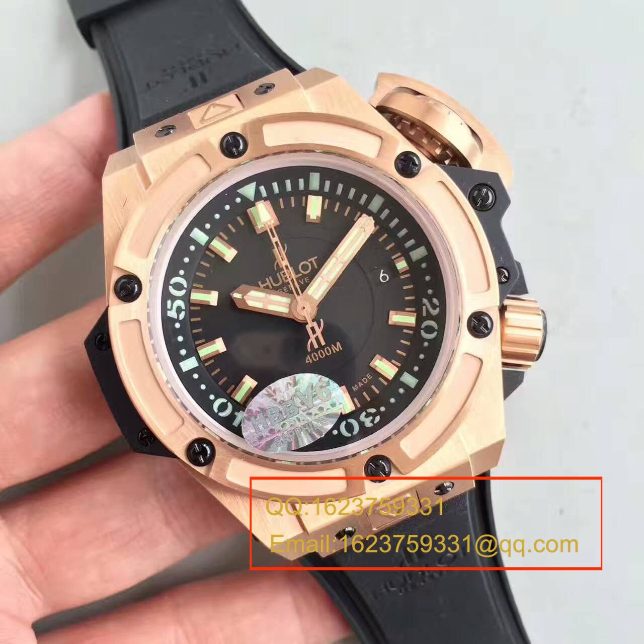   HBBV6厂宇舶王者至尊系列4000M潜水王超级大怪兽731.OX.1170.RX腕表 / YP001