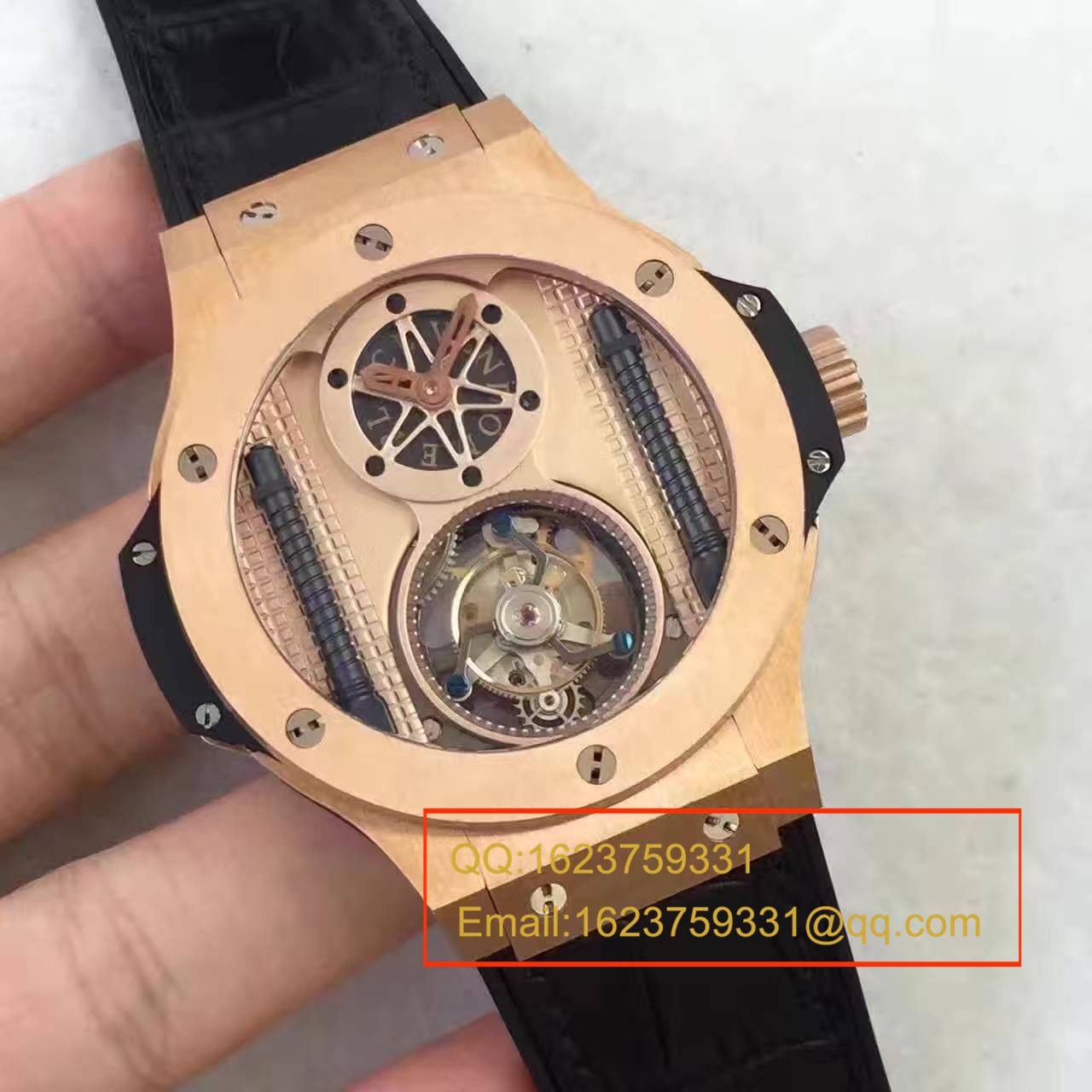   BM厂宇舶《恒宝》系列305.PX.0009.GR《手动陀飞轮》男士手表 / YB007