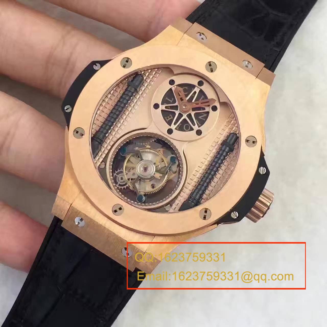   BM厂宇舶《恒宝》系列305.PX.0009.GR《手动陀飞轮》男士手表 / YB007