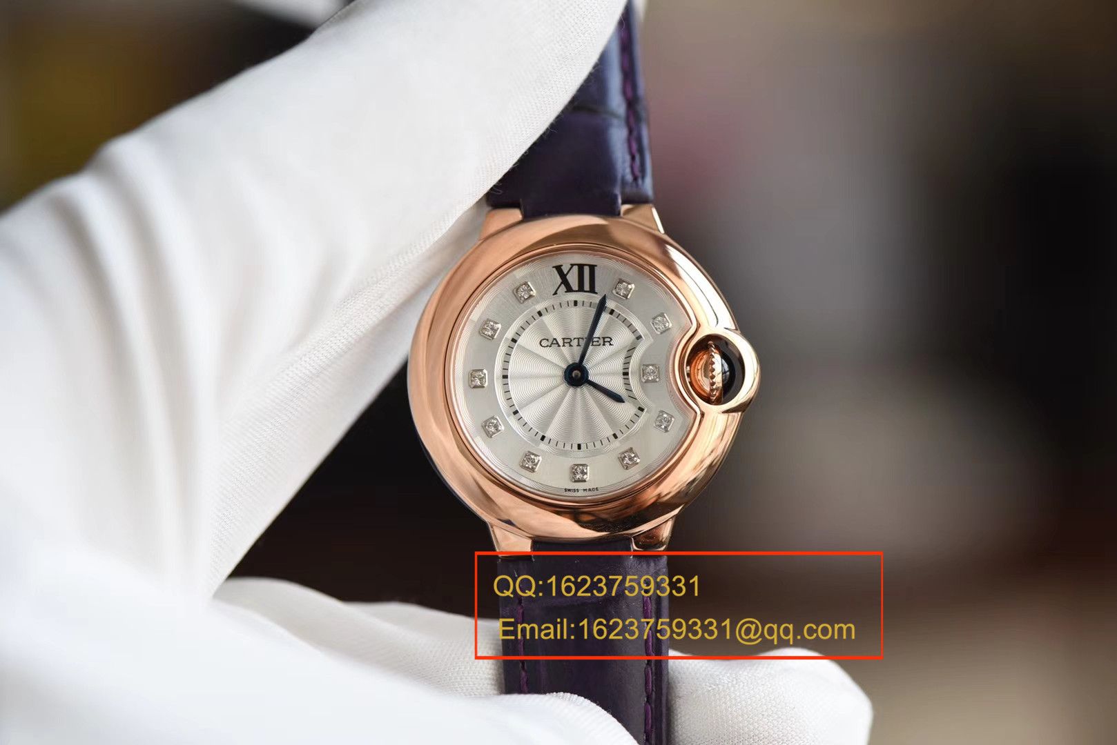   HBBV6  卡地亚蓝气球系列WE902050女士小号蓝气球28毫米石英腕表 / K131