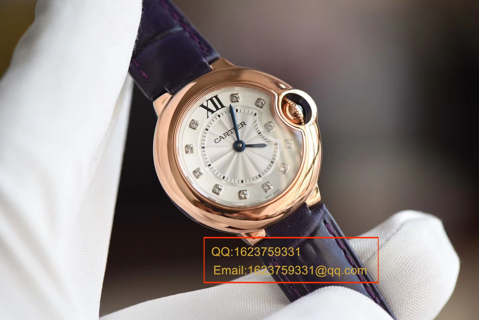   HBBV6  卡地亚蓝气球系列WE902050女士小号蓝气球28毫米石英腕表 / K131