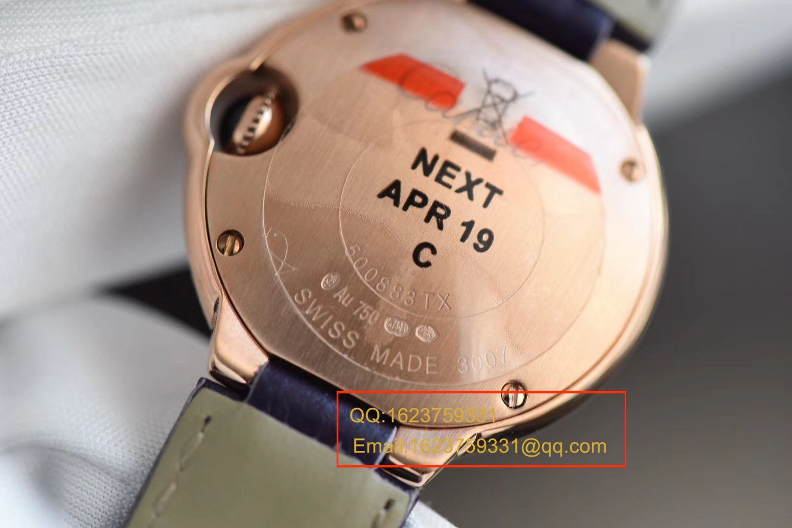   HBBV6  卡地亚蓝气球系列WE902050女士小号蓝气球28毫米石英腕表 / K131